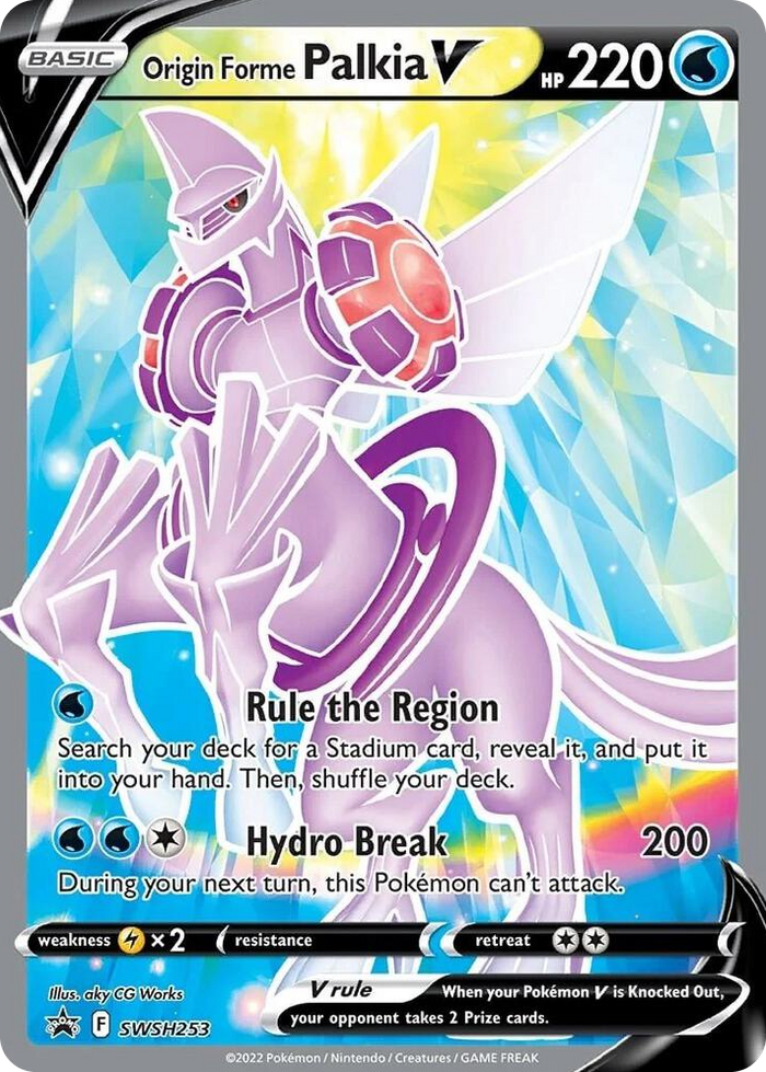 0253 Origin Forme Palkia V Promo Sword & Shield Promo Cards