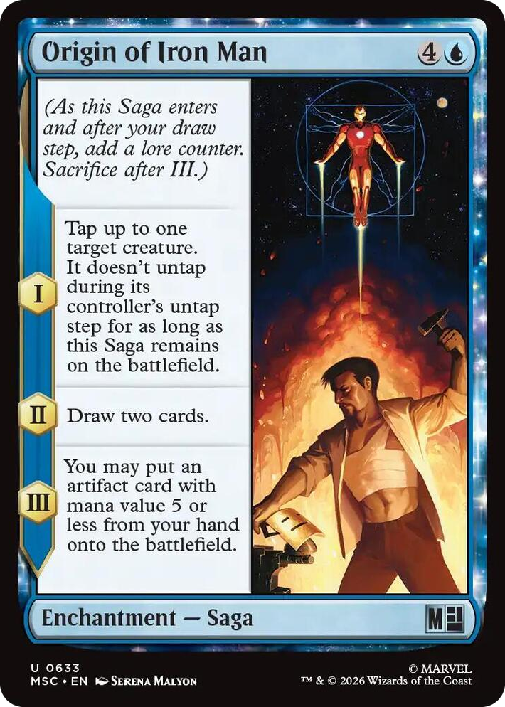 0633 Origin of Iron Man U Commander: Marvel Super Heroes