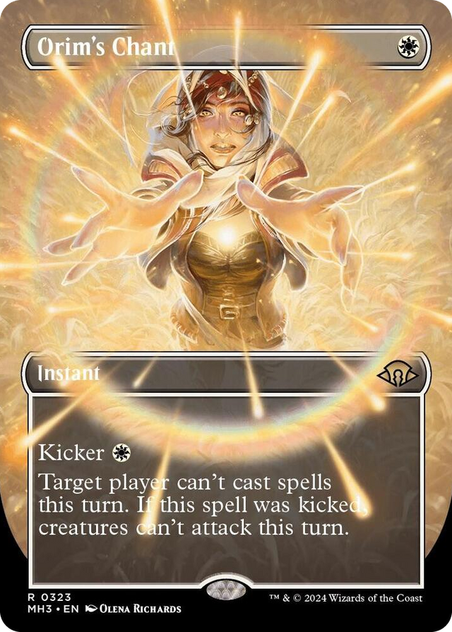 0323 Orim's Chant (Borderless) R Modern Horizons 3
