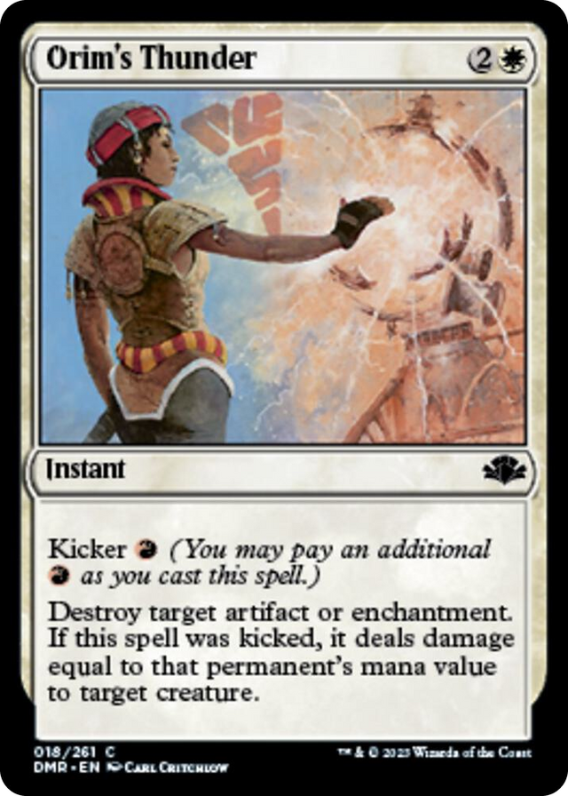 0018 Orim's Thunder C Dominaria Remastered