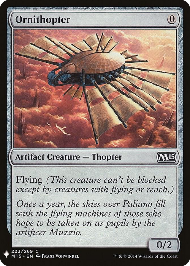 0223 Ornithopter C The List Reprints