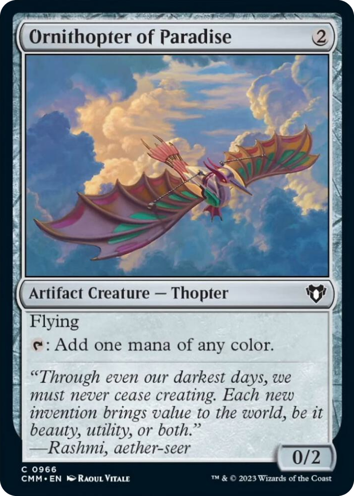 0966 Ornithopter of Paradise C Commander Masters