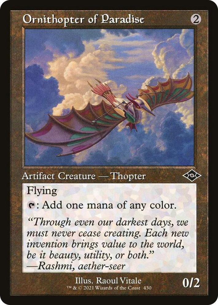 0430 Ornithopter of Paradise (Retro Frame) C Modern Horizons 2