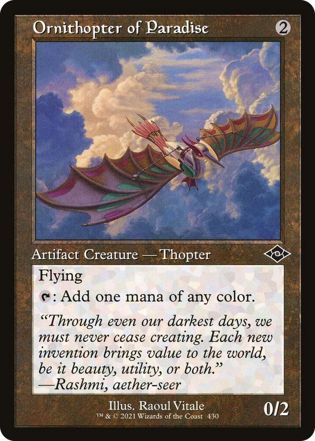 0430 Ornithopter of Paradise (Retro Frame) C Modern Horizons 2