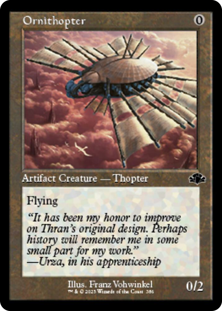 0386 Ornithopter (Retro Frame) C Dominaria Remastered