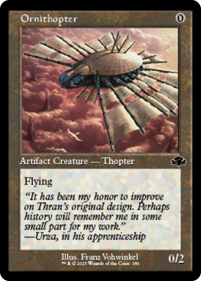 0386 Ornithopter (Retro Frame) C Dominaria Remastered