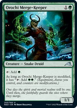 0203 Orochi Merge-Keeper U Kamigawa: Neon Dynasty