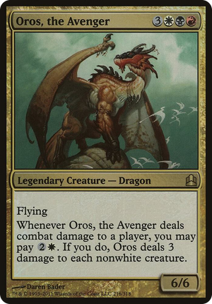 0216 Oros, the Avenger (Commander) R Oversize Cards