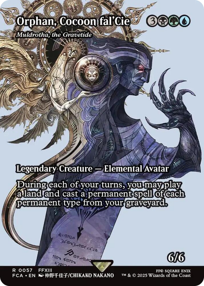 Orphan, Cocoon fal'Cie - Muldrotha, the Gravetide (Showcase) #57 R - FINAL FANTASY: Through the Ages Pokemon card
