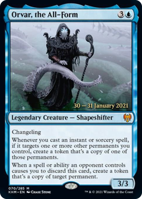 0070 Orvar, the All-Form M Prerelease Cards