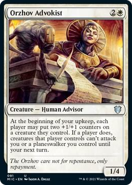 0091 Orzhov Advokist U Commander: Innistrad: Midnight Hunt