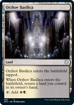 0253 Orzhov Basilica C Commander: Adventures in the Forgotten Realms