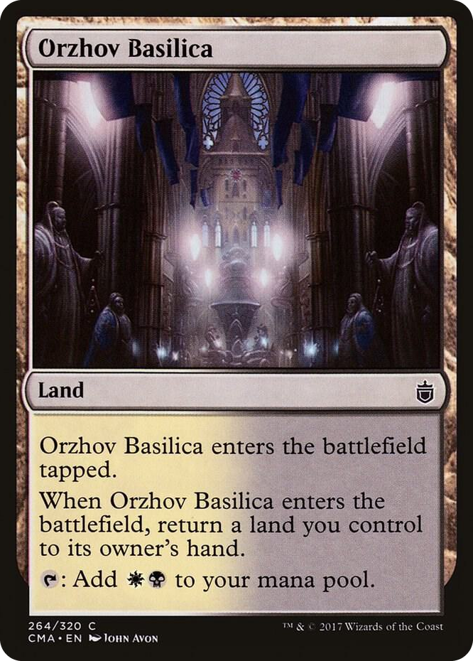 Orzhov Basilica #264 C - Commander Anthology Pokemon card