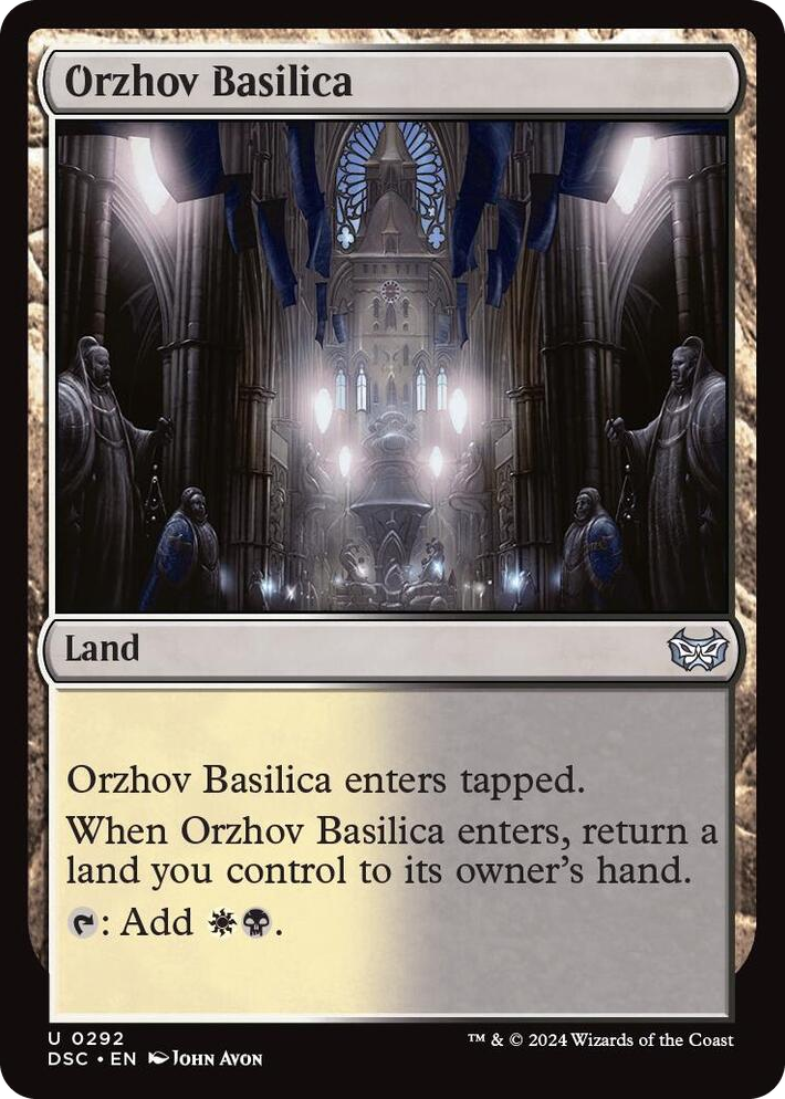 0292 Orzhov Basilica U Commander: Duskmourn: House of Horror