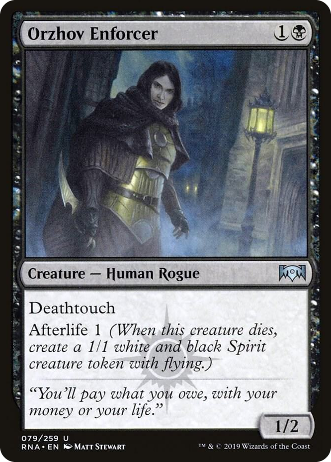 0079 Orzhov Enforcer U Ravnica Allegiance