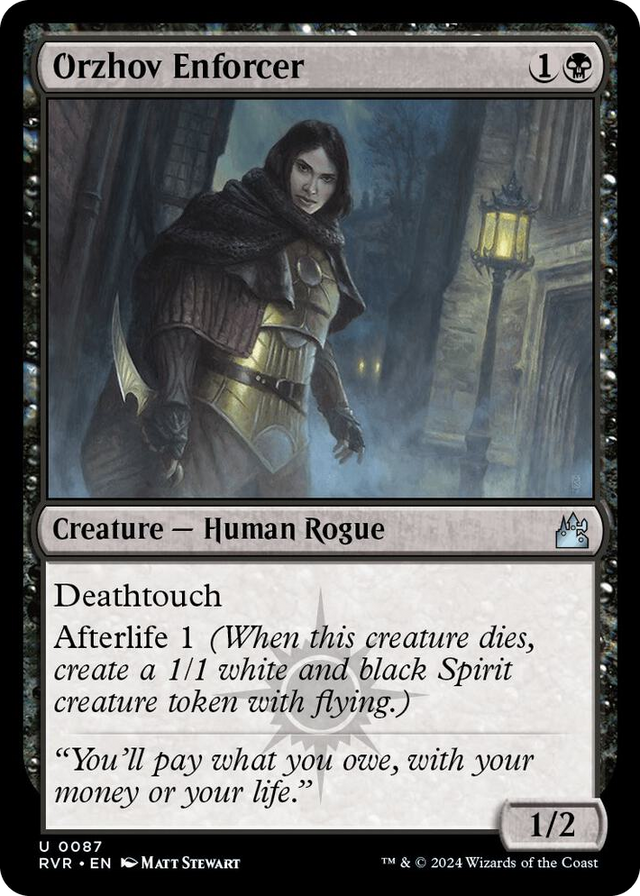 0087 Orzhov Enforcer U Ravnica Remastered