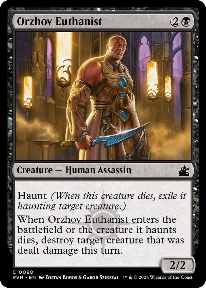 Orzhov Euthanist #88 C - Ravnica Remastered Pokemon card