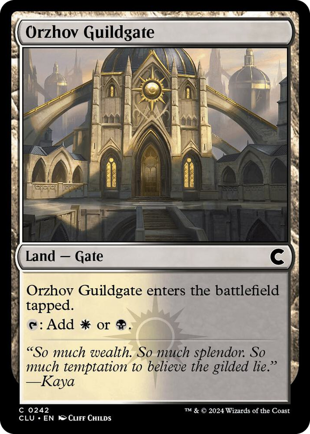 0242 Orzhov Guildgate C Ravnica: Clue Edition