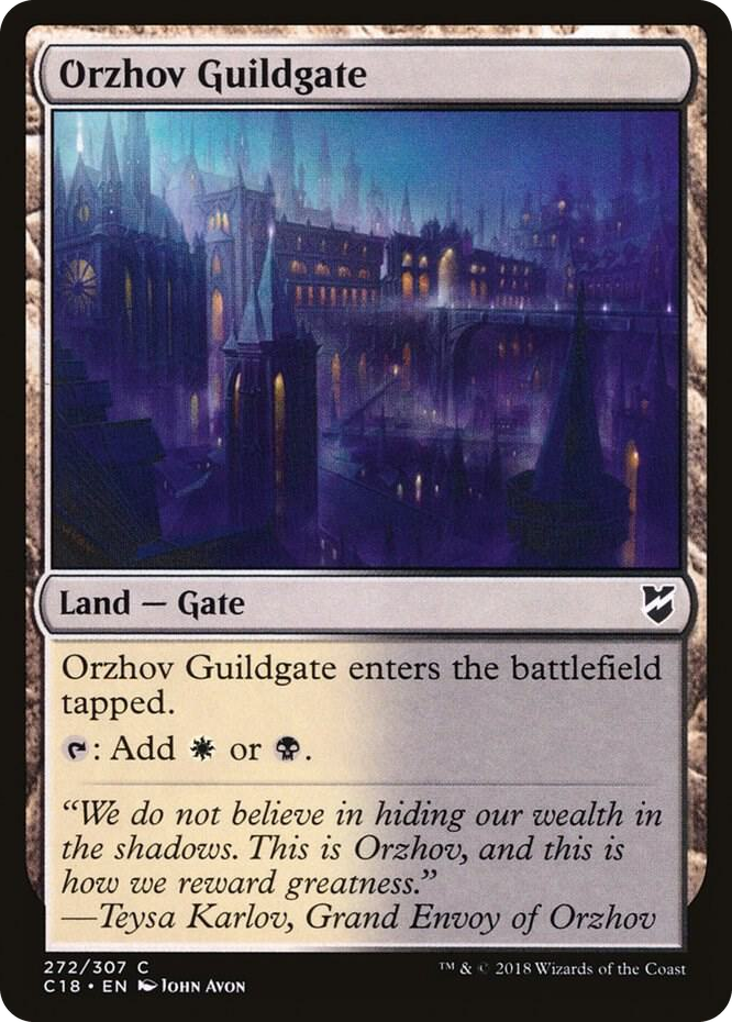 0272 Orzhov Guildgate C Commander 2018