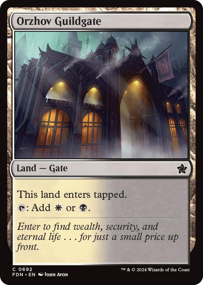 0692 Orzhov Guildgate C Foundations