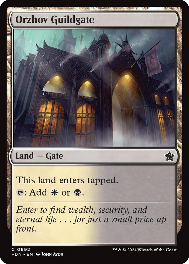 0692 Orzhov Guildgate C Foundations