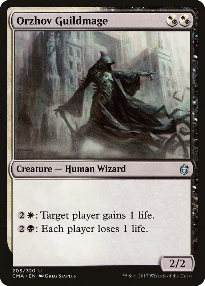 Orzhov Guildmage #205 U - Commander Anthology Pokemon card