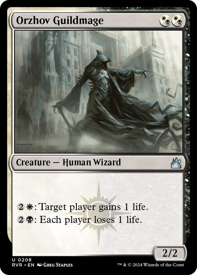 0208 Orzhov Guildmage U Ravnica Remastered