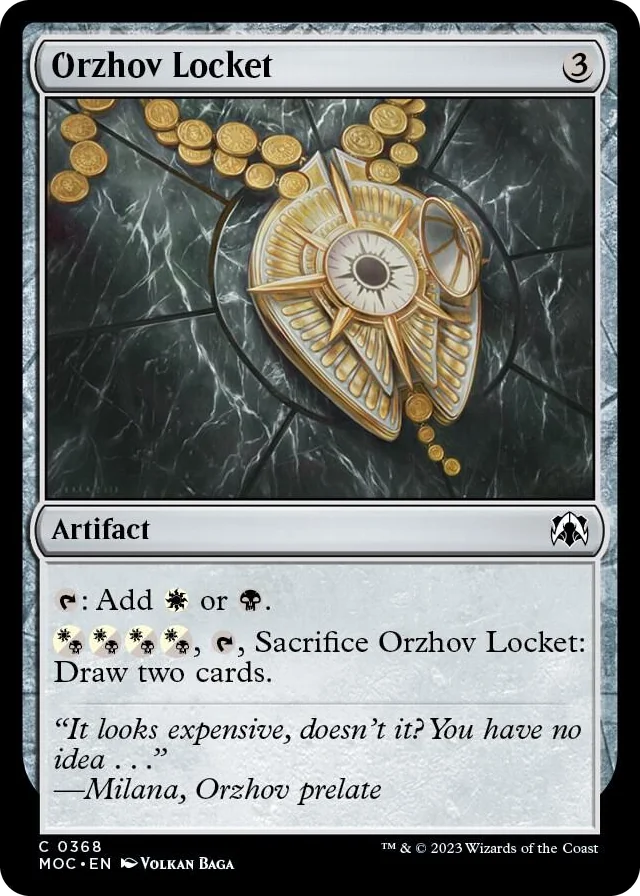 0368 Orzhov Locket C Commander: March of the Machine