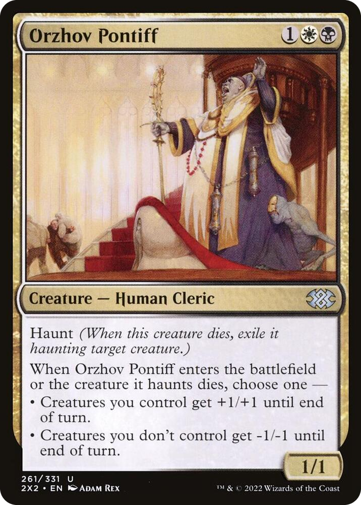 0261 Orzhov Pontiff U Double Masters 2022