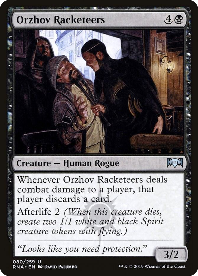 0080 Orzhov Racketeers U Ravnica Allegiance