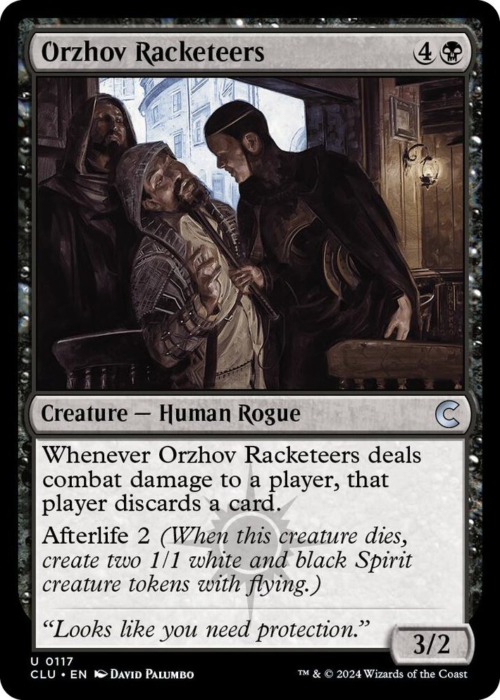 0117 Orzhov Racketeers U Ravnica: Clue Edition