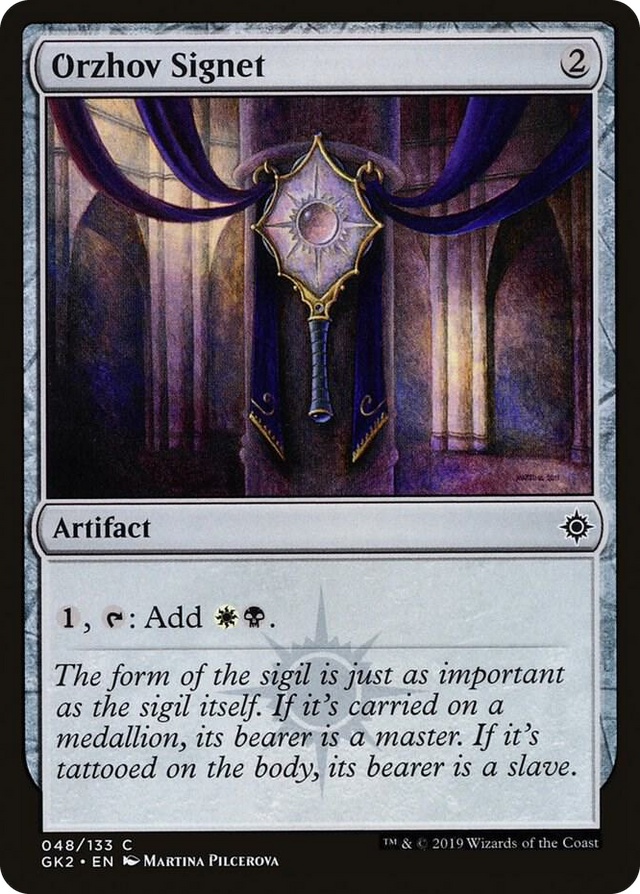 0048 Orzhov Signet C Ravnica Allegiance: Guild Kits