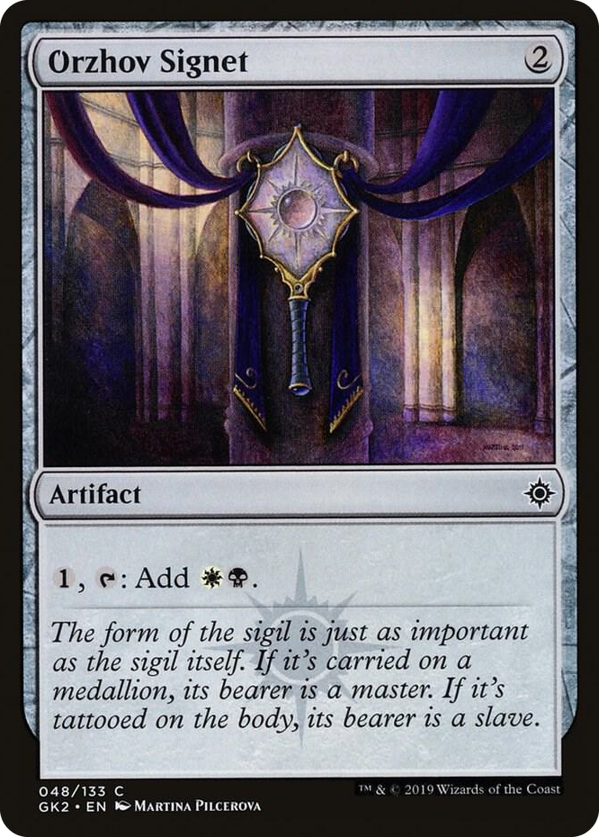0048 Orzhov Signet C Ravnica Allegiance: Guild Kits