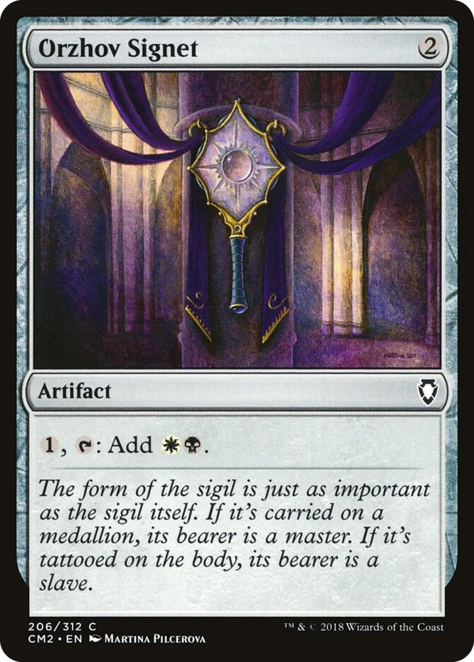 0206 Orzhov Signet C Commander Anthology Volume II