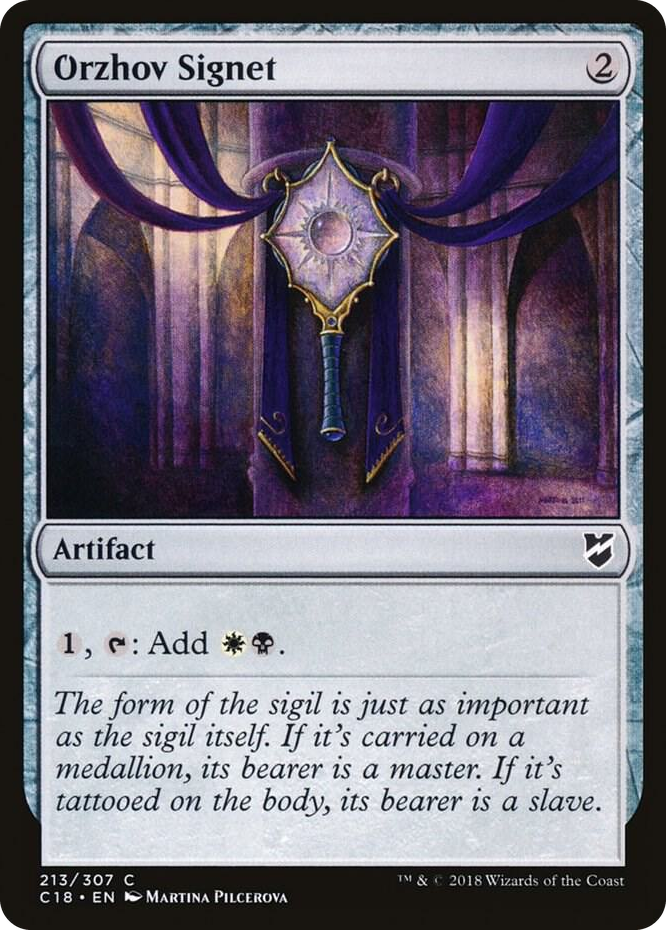 0213 Orzhov Signet C Commander 2018