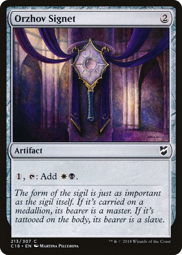 0213 Orzhov Signet C Commander 2018