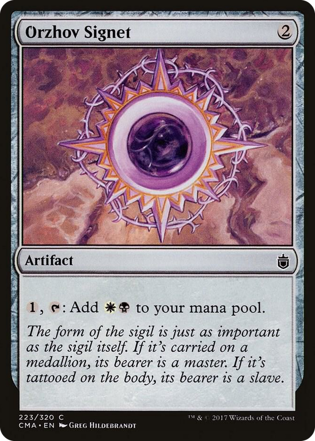 0223 Orzhov Signet C Commander Anthology