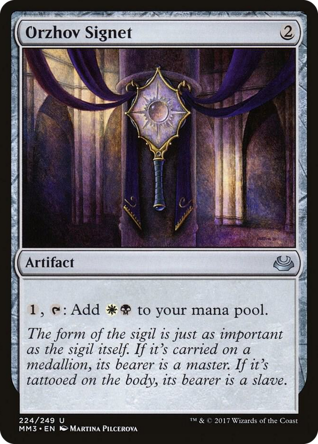 0224 Orzhov Signet U Modern Masters 2017