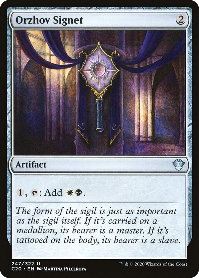 0247 Orzhov Signet U Commander 2020