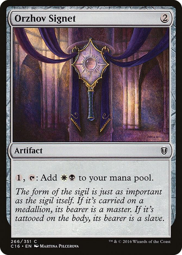 0266 Orzhov Signet C Commander 2016