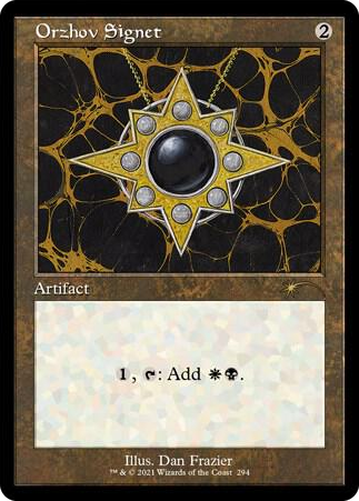 Orzhov Signet #294 R - Secret Lair Drop Series Pokemon card