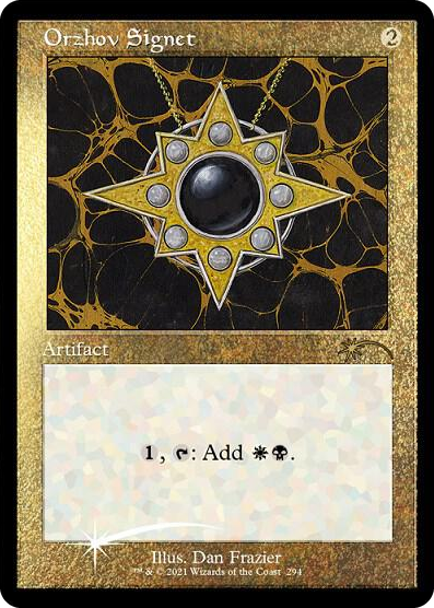 Orzhov Signet (Foil Etched) #294 R - Secret Lair Drop Series Pokemon card