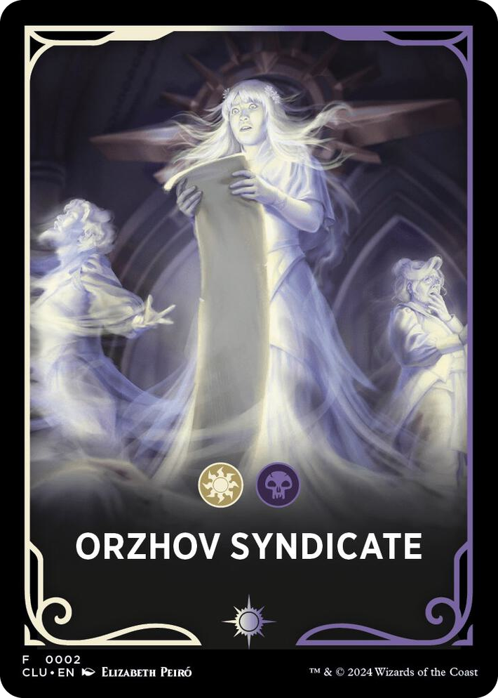 0002 Orzhov Syndicate Theme Card T Ravnica: Clue Edition