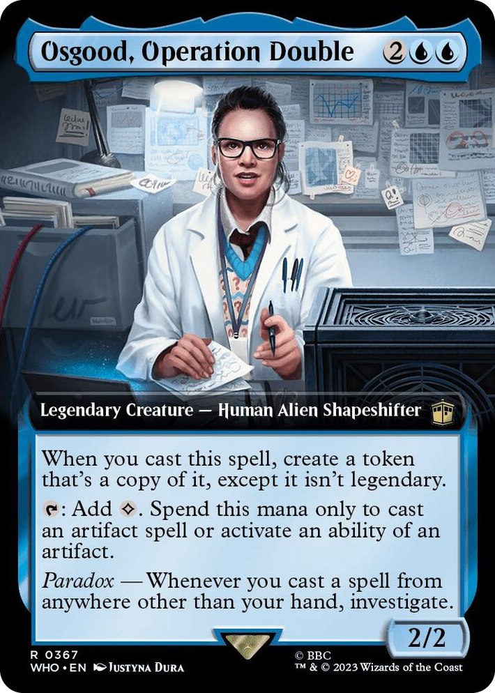 0367 Osgood, Operation Double (Extended Art) R Universes Beyond: Doctor Who