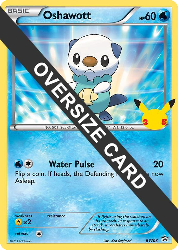 BW003 Oshawott Promo First Partner Pack