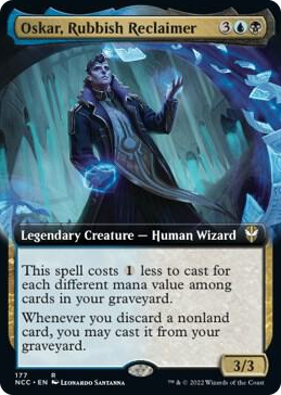 0177 Oskar, Rubbish Reclaimer (Extended Art) R Commander: Streets of New Capenna