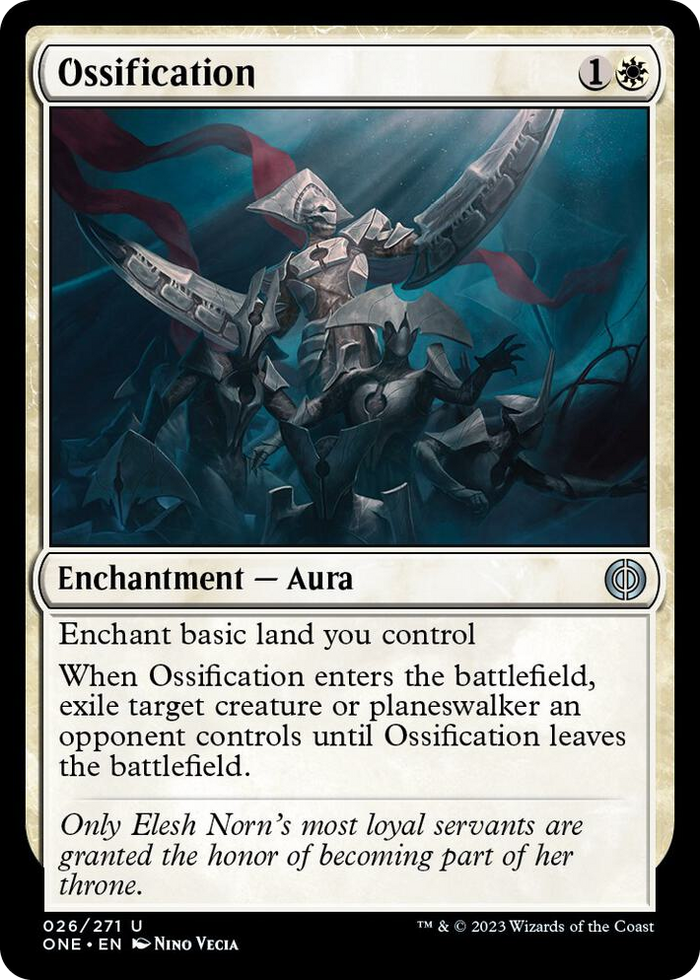 Ossification #26 U - Phyrexia: All Will Be One Pokemon card