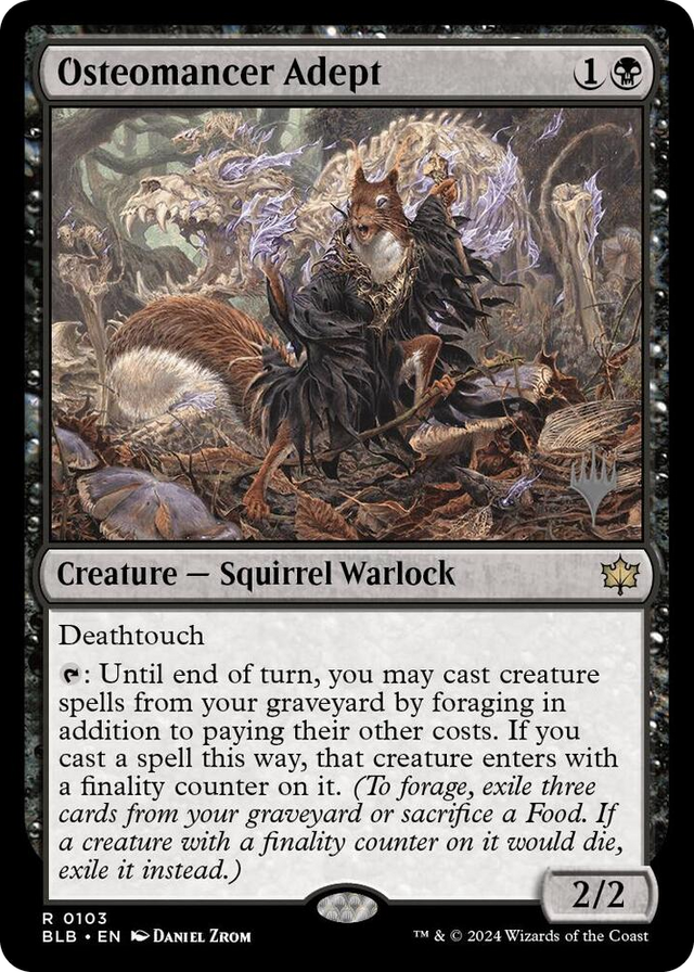 0103 Osteomancer Adept R Promo Pack: Bloomburrow