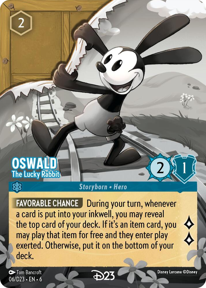 0006 Oswald - The Lucky Rabbit Promo D23 Promos