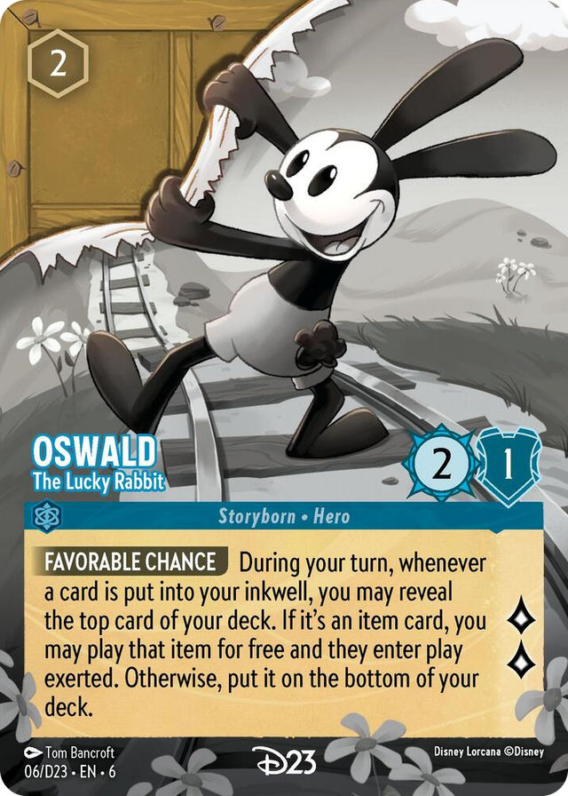 0006 Oswald - The Lucky Rabbit Promo D23 Promos